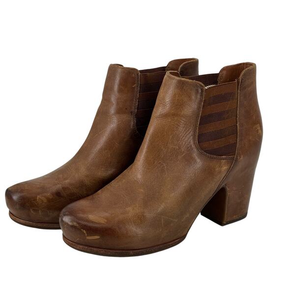 Kork Ease Shirome Chelsea Ankle Boot Women's SZ 8.5 Boho Casual Rustic Platform - Picture 1 of 11